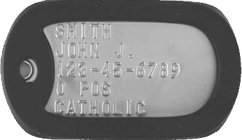 Current Army Issue Current Army Issue Dog Tag
