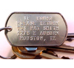 Dog Tags for Keys