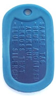 Blue Dog Tag