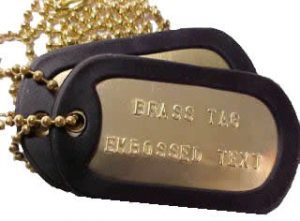 Brass Tag Set