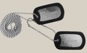 Current Army Dog Tag Set