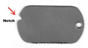Picture of Notched Tag